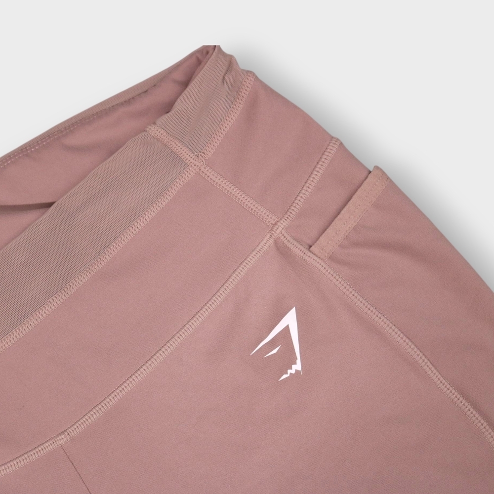 Gymshark Womens Dust Pink High Waist Pull On Training 28" Leggings Size Large